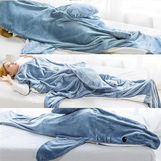 Slaapzak haaien pyjama - Leuke en gezellige slaapkleding voor kinderen, perfect voor logeerpartijtjes