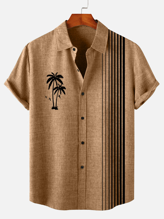 Bedrukt knoopjesshirt Hawaii voor heren - Tropisch zomerdesign