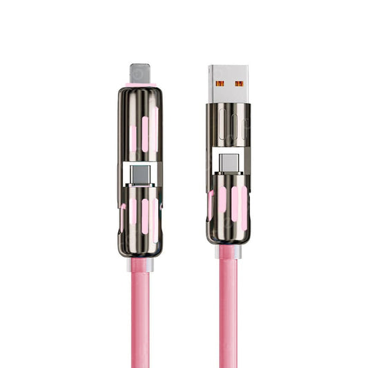 4-in-1 USB Kabel voor Opladen & Gegevens