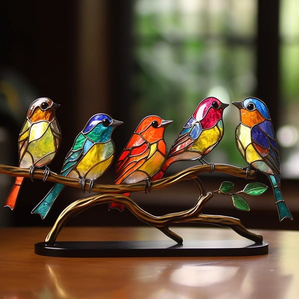 Vogels Ornament Decoratie - Elegante Decoratieve Vogelbeeldjes