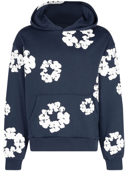 DE KATOENEN KROON HOODIE NAVY BLAUW