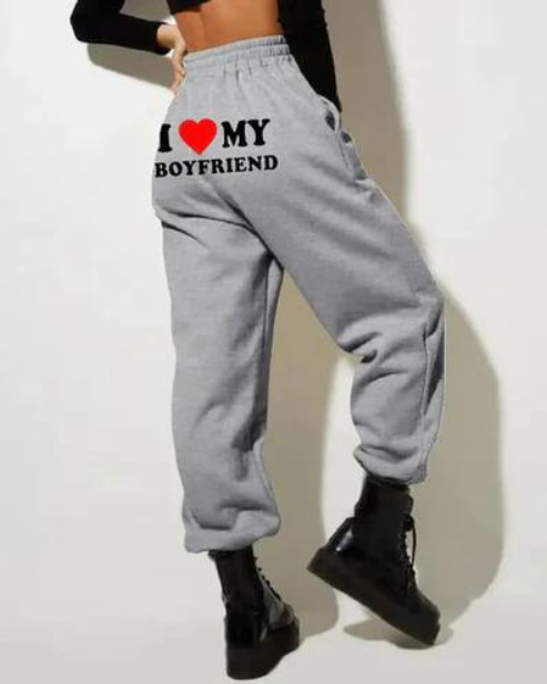 Ik hou van mijn BF Broek voor Dames – Gezellige en Leuke Loungewear voor vrijetijdskleding Dagen