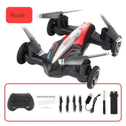 RC Drone Vliegauto - 2-in-1 afstandsbediening met lucht- en landmodus, stuntmogelijkheden en LED-verlichting