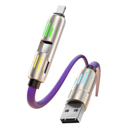 4-in-1 USB Kabel voor Opladen & Gegevens