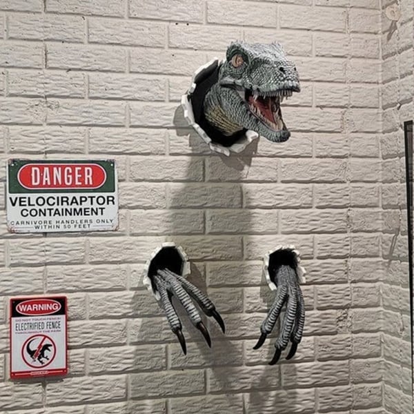 3D Muurhanger Dinosaurus