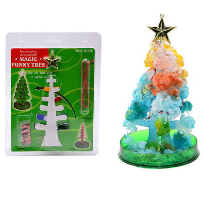 Magische Groeiende Kerstboom DIY Kit  - Groeiende Kristallen Kerstdecoratie