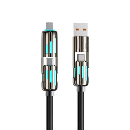 4-in-1 USB Kabel voor Opladen & Gegevens