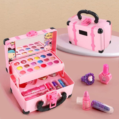 Make-up cosmeticaset voor kinderen - leuke, veilige en kleurrijke make-up voor creatief spelen