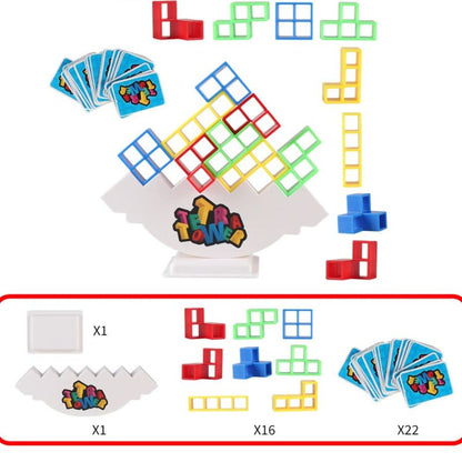 3D-tetrabalanstoren - leuk en boeiend evenwichtsspel