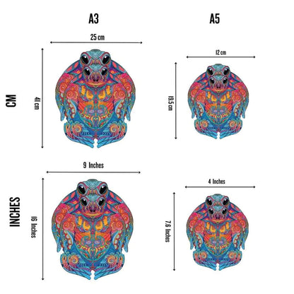 Majestueus Turtle puzzel - legpuzzel voor natuurliefhebbers