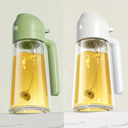 Glazen Olie Spray- en Dispenser - Precieze Oliedispenser voor Gezond Koken