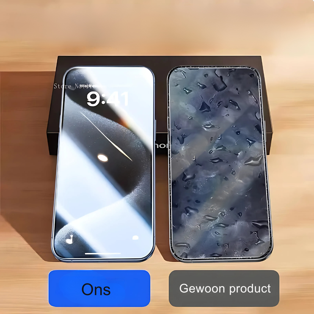 Gehard Glas voor iPhone 11-16 Pro/Plus - Premium Bescherming Zonder Bubbels