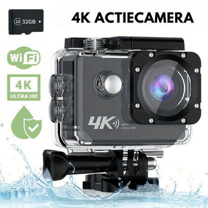 4K UHD Actiecamera – Leg elke actie vast in verbluffende kwaliteit!