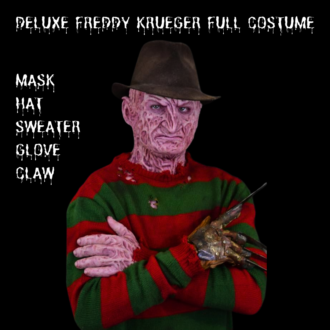 Freddy Krueger Masker - Realistisch en Eng!