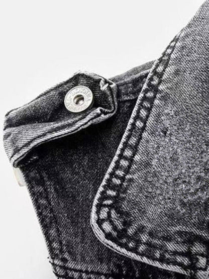 Denim vest voor dames - Trendy gelaagd stuk Veelzijdige kleding