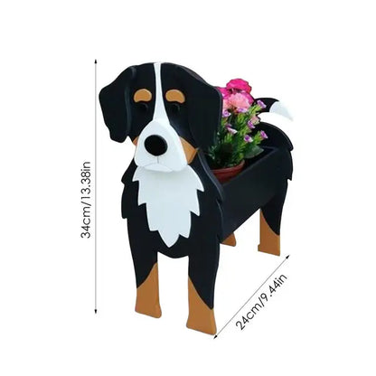 Honden plantenbak dieren bloempot