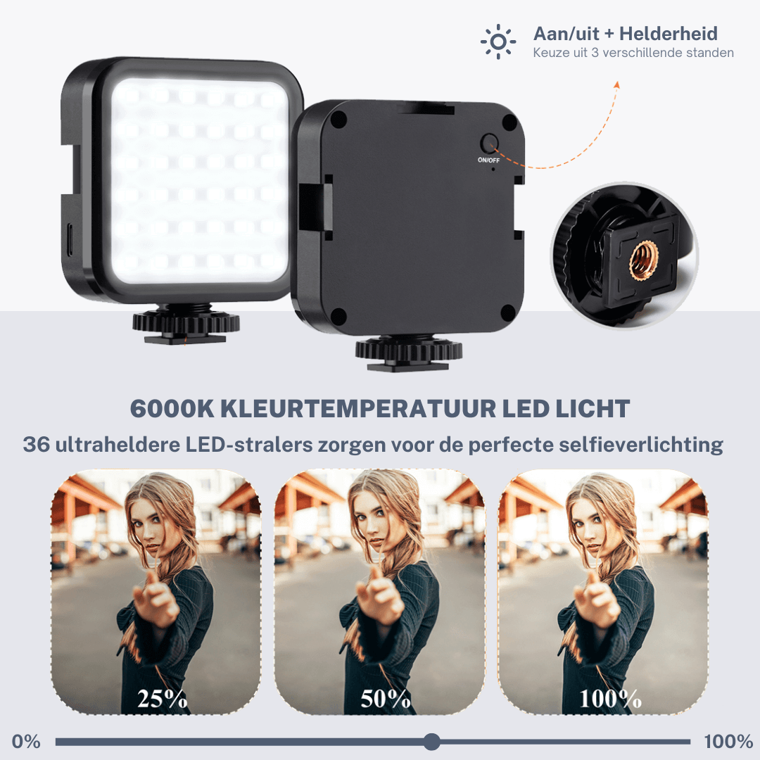 Vlog Kit - 4-in-1 Complete Oplossing voor Professionele Video's en Foto's