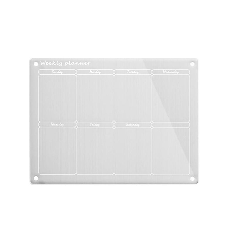 Magnetische Acryl Kalender voor Koelkast - Stijlvolle en Functionele Organisator voor Gemakkelijk Plannen