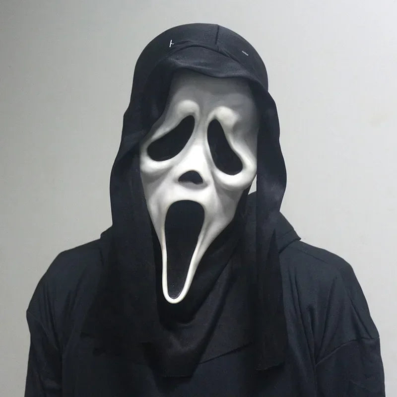 Halloween Volwassen Schreeuw Masker Ghostface Horror Kostuum - Iconisch en Angstaanjagend