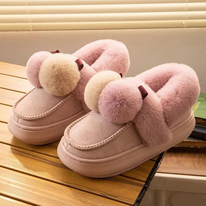 Fuzzies Knusse Lounge Slippers - Zachte Fleece Comfort