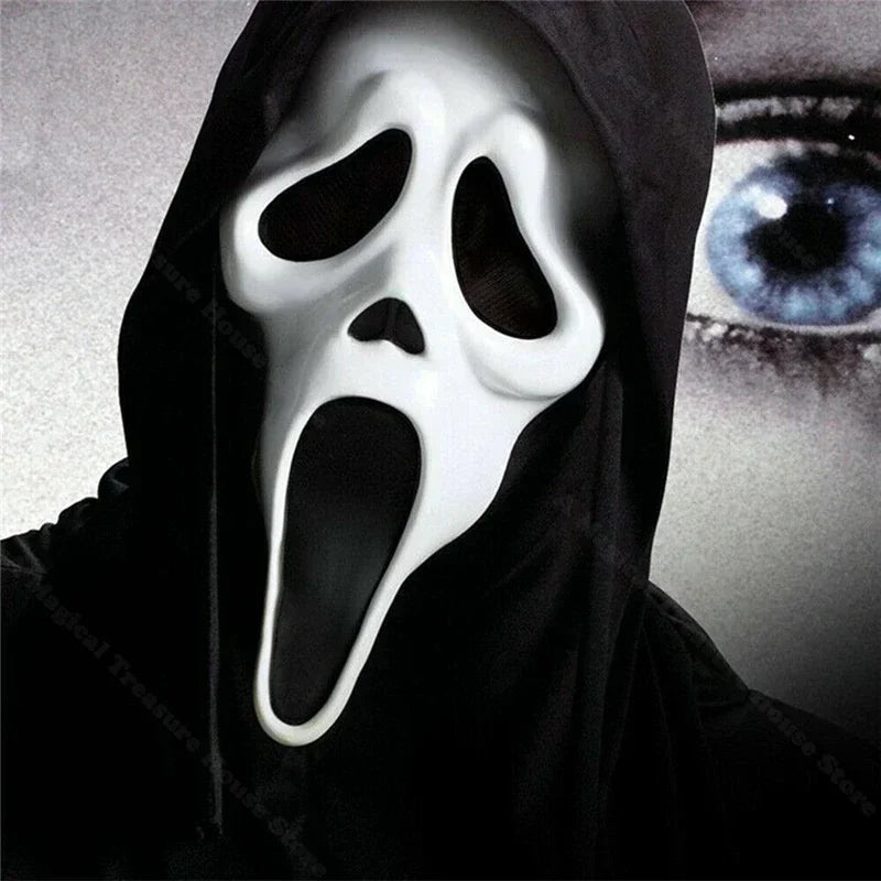 Halloween Volwassen Schreeuw Masker Ghostface Horror Kostuum - Iconisch en Angstaanjagend