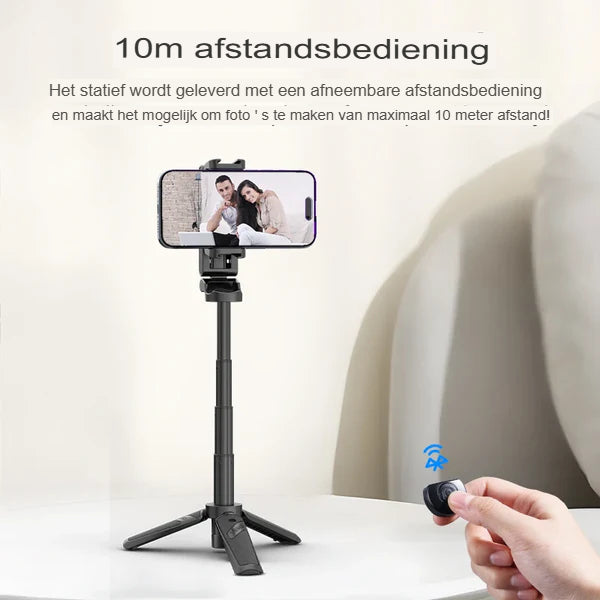 Compact Reisstatief 360 - Lichtgewicht en Flexibel voor Reisfotografie