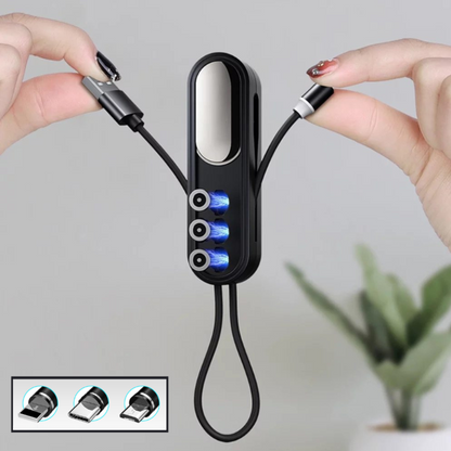 3 In 1 Magnetische USB Kabel - Handig, Multitasken en Altijd Verbonden