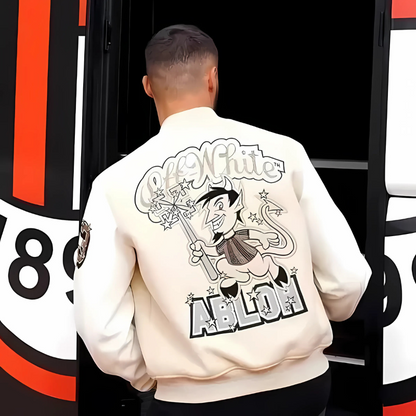 Hip Hop Sportiviteit herenjack - Straatkleding studentenjack