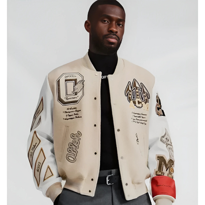 Hip Hop Sportiviteit herenjack - Straatkleding studentenjack