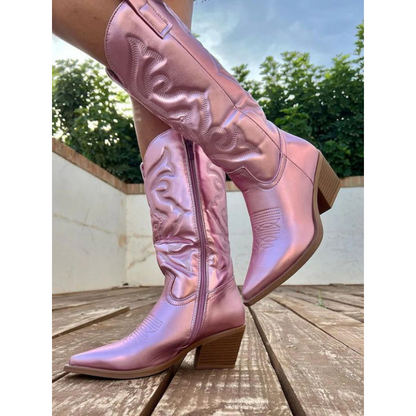 Dames Cowboylaarzen – Western Stijl Leren Laarzen