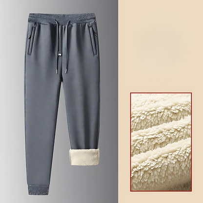 Heren Warme Kasjmier Fleece Sportbroek - Comfort en Stijl