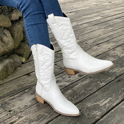 Dames Cowboylaarzen – Western Stijl Leren Laarzen