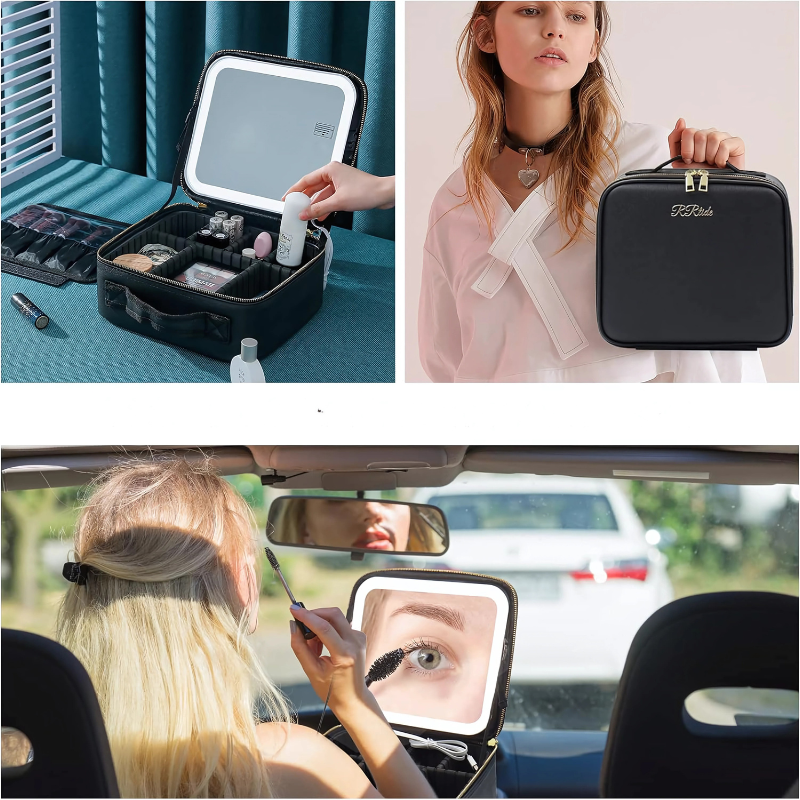 Make-up reis tas organisator - Compact, stijlvol en waterdicht cosmetische opslag