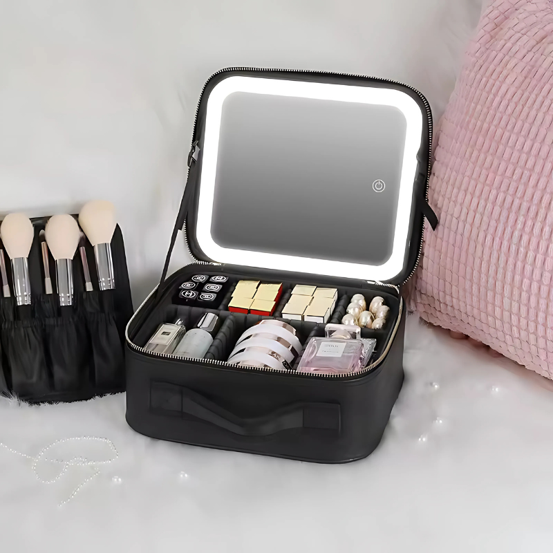 Make-up reis tas organisator - Compact, stijlvol en waterdicht cosmetische opslag