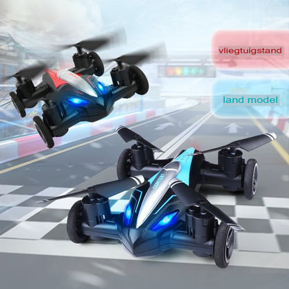 RC Drone Vliegauto - 2-in-1 afstandsbediening met lucht- en landmodus, stuntmogelijkheden en LED-verlichting