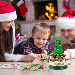 Kerstboombouwstenen - Feestelijke constructieset voor vakantieplezier en creativiteit