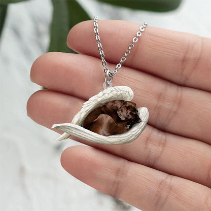 Chocolade Labrador Roestvrij Stalen Ketting