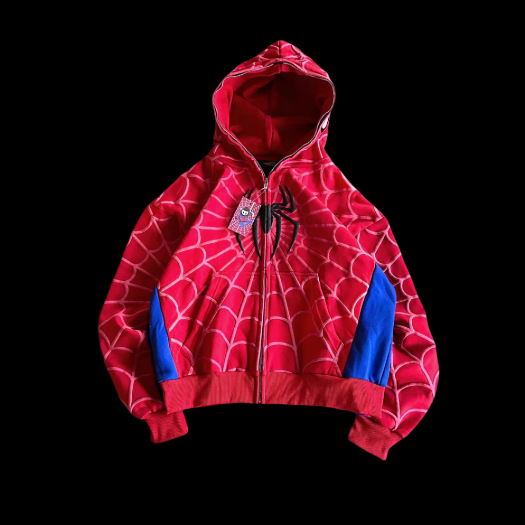 Unieke Spidey Zip-Up Hoodie - Lichtgewicht en Stijlvol