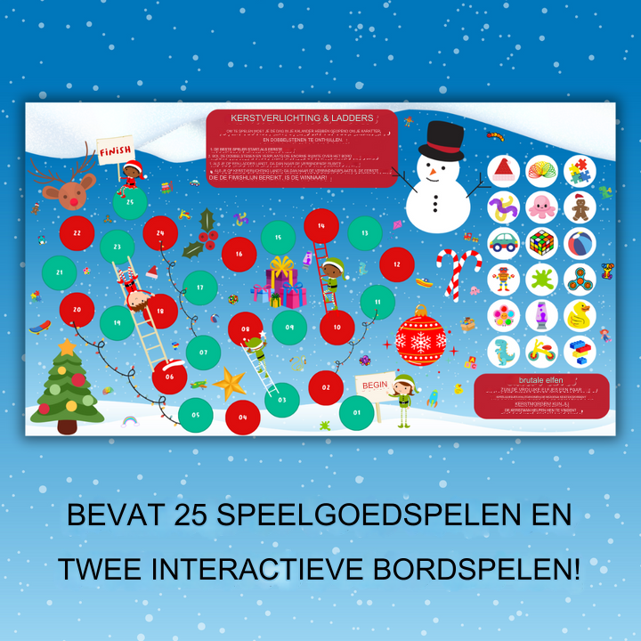 Interactieve Adventskalender - 25 Speelgoed Verassingen