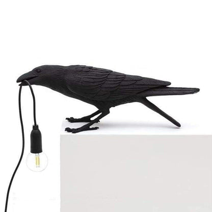 Hars Crow Tafel LED Lamp - Unieke en Artistieke Verlichting voor Home Decor