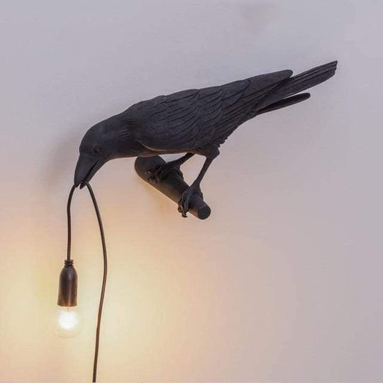 Hars Crow Tafel LED Lamp - Unieke en Artistieke Verlichting voor Home Decor