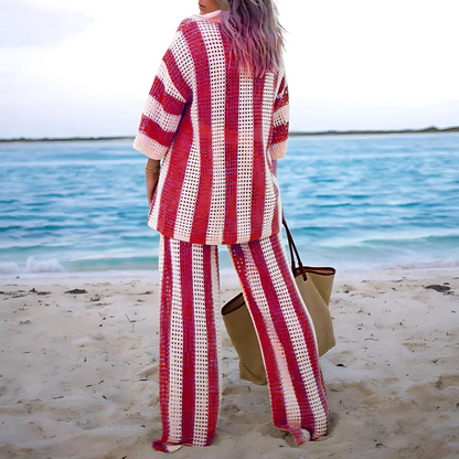Boho Zomerset - Lichtgewicht Shirt en Broek Tweedelig Outfit voor Vrouwen