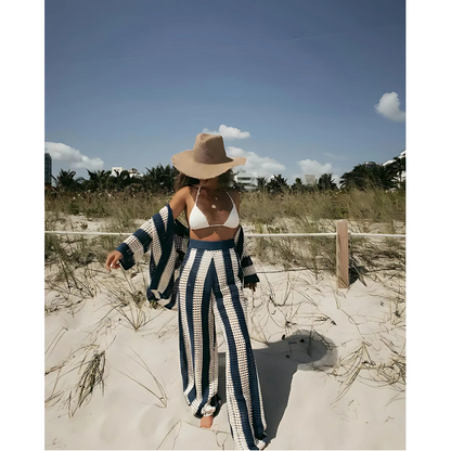 Boho Zomerset - Lichtgewicht Shirt en Broek Tweedelig Outfit voor Vrouwen