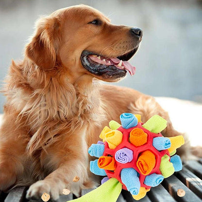 Leuk en uitdagend speeltje met snuffelbal voor huisdieren - verbetert de speeltijd van uw hond