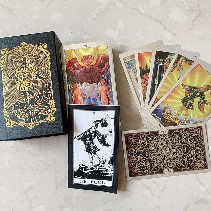 Tarot Gouden Deck Kaarten – Elegante en Mystieke Set voor Waarzeggerij en Intuïtie