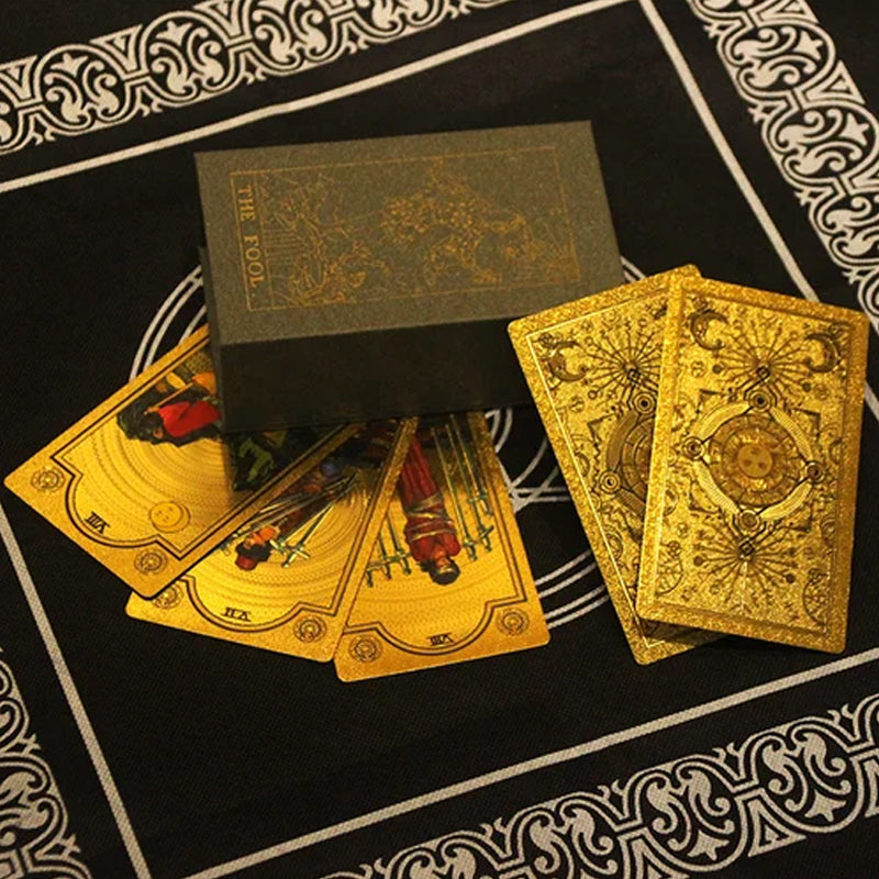 Tarot Gouden Deck Kaarten – Elegante en Mystieke Set voor Waarzeggerij en Intuïtie