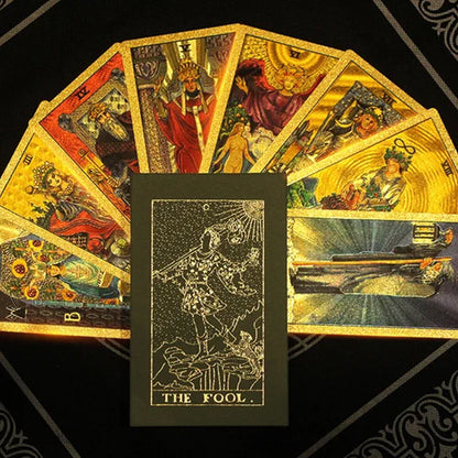 Tarot Gouden Deck Kaarten – Elegante en Mystieke Set voor Waarzeggerij en Intuïtie