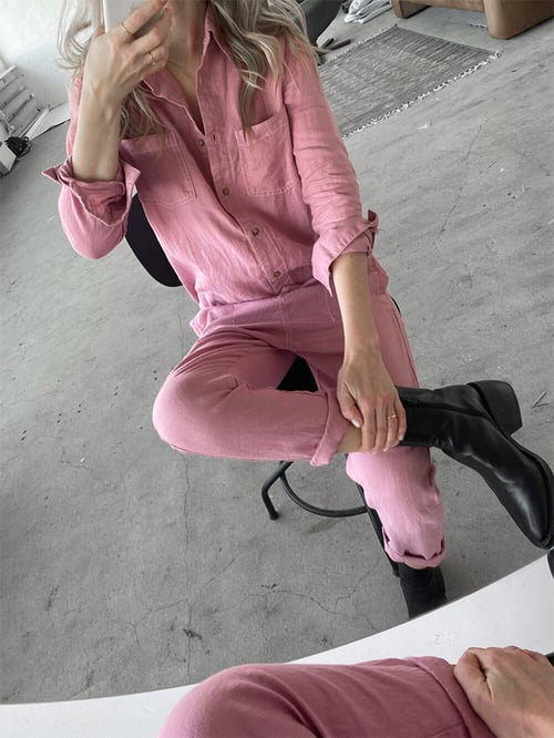 Roze jumpsuit voor dames - Perfect voor lente en zomer