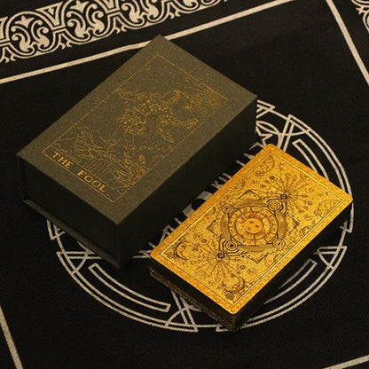 Tarot Gouden Deck Kaarten – Elegante en Mystieke Set voor Waarzeggerij en Intuïtie