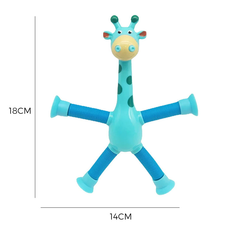 Giraffe Pop Buizen Lente Fidget - Leuk sensorisch speelgoed voor kinderen